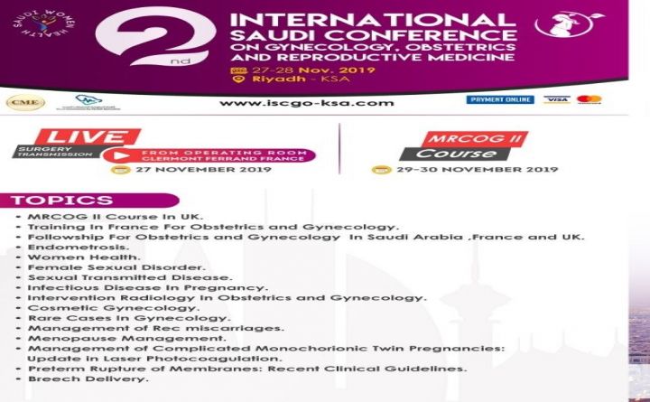 International Saudi Conference Gynecology, Obstetrics Reproductive Medicine