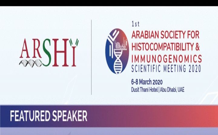 1st Arabian Society For Histocompatibility &amp; Immunogenomics Scientific Meeting 2020