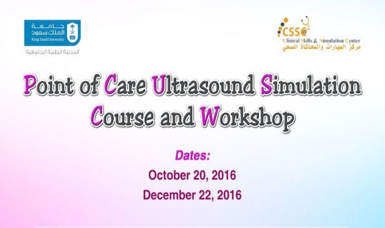 Point of Care Ultrasound Simulation Course and Workshop
