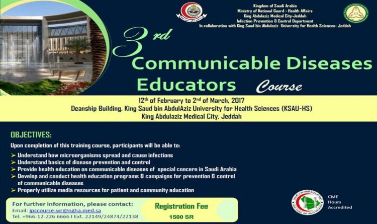 3rd Communicable Disease Educators Course