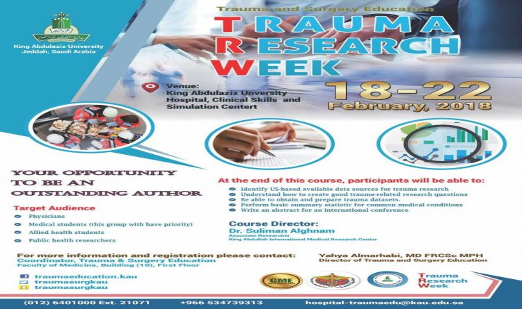 TRAUMA RESEARCH WEEK