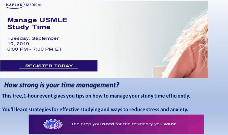 Manage Usmle Study Time