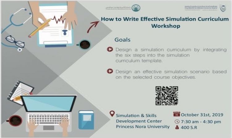 How to Write Effective Simulation Curriculum Workshop